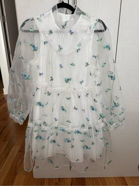 Sister Jane Floral Organza Dress XS